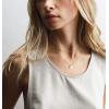 image:imageDtja Layered Disc Pendant Choker Necklace for Women 925 Sterling Silver Dainty Full Moon Circle Coin Collar TwoDouble Chain Fashion Y Jewelry Best Box Birthday Wedding Golden
