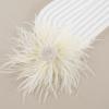 image:imageBeaded Feather Flower Large Brooch Pin for Women Men Elegant Oversized Dandelion Pompom Floral Brooches Pins Wedding Ceremony Cocktail Party Boutonniere Dress Accessories Jewelry 180mmBeige