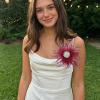 image:imageBeaded Feather Flower Large Brooch Pin for Women Men Elegant Oversized Dandelion Pompom Floral Brooches Pins Wedding Ceremony Cocktail Party Boutonniere Dress Accessories Jewelry 180mmRed