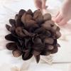 image:imageDainty Black Dots Flower Brooch Pin for Women Ladies Charming Satin Fabric Rose Peony Floral Brooches Hair Clips Pins Elegant Wedding Cocktail Party Hat Bag Suit Clothing Dress Accessories 3 inchesBrown