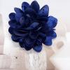 image:imageDainty Black Dots Flower Brooch Pin for Women Ladies Charming Satin Fabric Rose Peony Floral Brooches Hair Clips Pins Elegant Wedding Cocktail Party Hat Bag Suit Clothing Dress Accessories 3 inchesNavy
