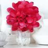 image:imageDainty Black Dots Flower Brooch Pin for Women Ladies Charming Satin Fabric Rose Peony Floral Brooches Hair Clips Pins Elegant Wedding Cocktail Party Hat Bag Suit Clothing Dress Accessories 3 inchesFushcia