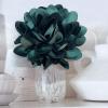 image:imageDainty Black Dots Flower Brooch Pin for Women Ladies Charming Satin Fabric Rose Peony Floral Brooches Hair Clips Pins Elegant Wedding Cocktail Party Hat Bag Suit Clothing Dress Accessories 3 inchesBlackish Green