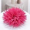 image:imageDtja 4 Large Daisy Fabric Flower Brooch for Women Girls Dainty Lightweight Colorful PomPom Fluffy Floral Brooches Lapel Hair Clip Hat Bag Pins Elegant Wedding Cocktail Birthday Party Dress Accessories JewelryFushcia