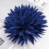 image:imageDtja 4 Large Daisy Fabric Flower Brooch for Women Girls Dainty Lightweight Colorful PomPom Fluffy Floral Brooches Lapel Hair Clip Hat Bag Pins Elegant Wedding Cocktail Birthday Party Dress Accessories JewelryNavy