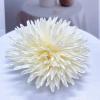 image:imageDtja 4 Large Daisy Fabric Flower Brooch for Women Girls Dainty Lightweight Colorful PomPom Fluffy Floral Brooches Lapel Hair Clip Hat Bag Pins Elegant Wedding Cocktail Birthday Party Dress Accessories JewelryBeige