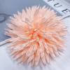 image:imageDtja 4 Large Daisy Fabric Flower Brooch for Women Girls Dainty Lightweight Colorful PomPom Fluffy Floral Brooches Lapel Hair Clip Hat Bag Pins Elegant Wedding Cocktail Birthday Party Dress Accessories JewelryPinkishorange