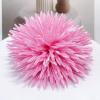 image:imageDtja 4 Large Daisy Fabric Flower Brooch for Women Girls Dainty Lightweight Colorful PomPom Fluffy Floral Brooches Lapel Hair Clip Hat Bag Pins Elegant Wedding Cocktail Birthday Party Dress Accessories JewelryPink
