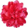 image:imageDainty Black Dots Flower Brooch Pin for Women Ladies Charming Satin Fabric Rose Peony Floral Brooches Hair Clips Pins Elegant Wedding Cocktail Party Hat Bag Suit Clothing Dress Accessories 3 inchesFushcia
