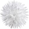 image:imageDtja 4 Large Daisy Fabric Flower Brooch for Women Girls Dainty Lightweight Colorful PomPom Fluffy Floral Brooches Lapel Hair Clip Hat Bag Pins Elegant Wedding Cocktail Birthday Party Dress Accessories JewelryWhite