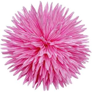 image:imageDtja 4 Large Daisy Fabric Flower Brooch for Women Girls Dainty Lightweight Colorful PomPom Fluffy Floral Brooches Lapel Hair Clip Hat Bag Pins Elegant Wedding Cocktail Birthday Party Dress Accessories JewelryPink