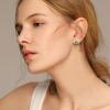 image:image5 Pairs Boho Small Stud Earrings Set for Women Girls Vintage Imitation Turquoise Blue Teardrop Flower Studs Cartilage Tragus Post Trendy Dainty Bohemian Jewelry Birthday Party Gifts Best Friend