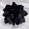 image:imageDtja Large Fabric Rose Flower Brooch Pin for Women Fashion Sequined Satin Peony Camellia Flowers Corsage Brooches Pins for Wedding Party Dance Banquet Dress Suit Clothes Accessories Jewelry 160mm63inBlack