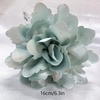 image:imageDtja Large Fabric Rose Flower Brooch Pin for Women Fashion Sequined Satin Peony Camellia Flowers Corsage Brooches Pins for Wedding Party Dance Banquet Dress Suit Clothes Accessories Jewelry 160mm63inLight Turquoise