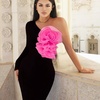 image:imageHandmade Layer Large Organza Rose Flower Brooch amp Applique for Women Ladies  135 x 106 Fabric Floral Brooches Lapel Pin for Her Elegant Wedding Party Banquet Dress Suit AccessoriesDeep Pink