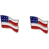 image:imageDainty American Flag Stud Earrings for Women Unisex Stainless Steel Post Pin USA Patriotic 4th of July Independence Day Tiny Cute Studs Earring Hypoallergenic Anniversary Holiday Decoration Jewelry