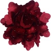 image:imageDtja Large Fabric Rose Flower Brooch Pin for Women Fashion Sequined Satin Peony Camellia Flowers Corsage Brooches Pins for Wedding Party Dance Banquet Dress Suit Clothes Accessories Jewelry 160mm63inWine Red