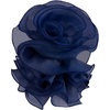 image:imageHandmade Layer Large Organza Rose Flower Brooch amp Applique for Women Ladies  135 x 106 Fabric Floral Brooches Lapel Pin for Her Elegant Wedding Party Banquet Dress Suit AccessoriesNavy