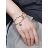 image:image2 PCS Gold Seashell Beaded Anklet Set for Women Girls Cute Conch Layered Elastic Foot Chain Bracelet Bohemian Colorful Seeds Handmade Nickel Free Seabeach Vacation Y2K Jewelry