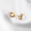 image:imageGold Lightning Bolt Earrings Small Hoop 925 Sterling Silver Earring for Women Girls Tiny Huggie Hoops Cartilage Hypoallergenic Fashion Punk Jewelry 75mm
