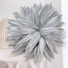 image:image47in Fabric Dahlia Flower Brooch for Women Elegant Large Rose Sorority Paraphernalia Brooches Pins Wedding Party Events Corsage Accessories JewelryGrey