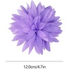 image:image47in Fabric Dahlia Flower Brooch for Women Elegant Large Rose Sorority Paraphernalia Brooches Pins Wedding Party Events Corsage Accessories JewelryLight Purple