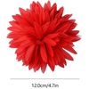 image:image47in Fabric Dahlia Flower Brooch for Women Elegant Large Rose Sorority Paraphernalia Brooches Pins Wedding Party Events Corsage Accessories JewelryRed