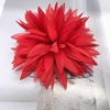image:image47in Fabric Dahlia Flower Brooch for Women Elegant Large Rose Sorority Paraphernalia Brooches Pins Wedding Party Events Corsage Accessories JewelryRed