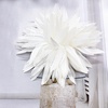image:image47in Fabric Dahlia Flower Brooch for Women Elegant Large Rose Sorority Paraphernalia Brooches Pins Wedding Party Events Corsage Accessories JewelryWhite