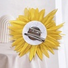 image:image47in Fabric Dahlia Flower Brooch for Women Elegant Large Rose Sorority Paraphernalia Brooches Pins Wedding Party Events Corsage Accessories JewelryYellow