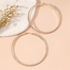 image:imageLarge Rhinestone Hoop Earrings for Women Girls Hypoallergenic Extra Big 80mm Huggie CZ Hoops Dangle Drop Earring Fashion Chic Party Jewelry Gifts 3 inchGoldToned