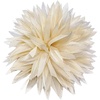 image:image47in Fabric Dahlia Flower Brooch for Women Elegant Large Rose Sorority Paraphernalia Brooches Pins Wedding Party Events Corsage Accessories JewelryBeige
