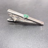 image:imageDtja Clover Leaf Tie Clip Tie Bar for Men GoldSilver Tone Fashion Shamrock Flower Necktie Suit Shirt Tuxeto Formal Wear Brooch Luck Dress Accessories Birthday Wedding StPatricks Day Party Jewelry GiftGreen