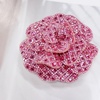 image:imageRhinestone Camellia Flower Brooch Pin for Women Ladies Unisex Fashion Crystal Rose Clover Floral Brooches Lapel Pins Dainty Dress Accessories Jewelry Gift Boutonniere Corsage Wedding Holiday Party 70mmPink