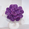 image:imageRhinestone Camellia Flower Brooch Pin for Women Ladies Unisex Fashion Crystal Rose Clover Floral Brooches Lapel Pins Dainty Dress Accessories Jewelry Gift Boutonniere Corsage Wedding Holiday Party 70mmRoyal Purple