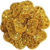 image:imageRhinestone Camellia Flower Brooch Pin for Women Ladies Unisex Fashion Crystal Rose Clover Floral Brooches Lapel Pins Dainty Dress Accessories Jewelry Gift Boutonniere Corsage Wedding Holiday Party 70mmGold