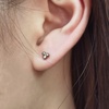 image:image20G Tiny Bead Stud Earrings for Women Girls 925 Sterling Silver Hypoallergenic Bohemian Mini Cute Triangle Ball Beaded Piercing Cartilage Tragus Post Pin Minimalist Dainty Earring Gifts for Her