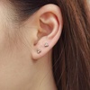 image:image20G Tiny Bead Stud Earrings for Women Girls 925 Sterling Silver Hypoallergenic Bohemian Mini Cute Triangle Ball Beaded Piercing Cartilage Tragus Post Pin Minimalist Dainty Earring Gifts for Her