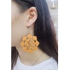 image:imageLightweight Wooden Dangle Drop Earrings for Women Girls Retro African Boho Ethnic Geometric Cross Animal Shell Filigree Wood Ear Piercing Jewelry Burlywood