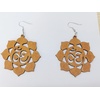 image:imageLightweight Wooden Dangle Drop Earrings for Women Girls Retro African Boho Ethnic Geometric Cross Animal Shell Filigree Wood Ear Piercing Jewelry Burlywood