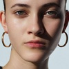 image:imageClassic Round Chunky Wide Small Hoop Earrings for Women Girls Stainless Steel 14K Gold Plated Endless Thick Hoops Click Top Pierced Earring Flat Circle Minimalist Jewelry Fashion Gifts 35mm14inch
