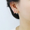 image:imageCross Half Small Piercing Hoop 3mm Ball Stud Earrings for Women Girls 925 Sterling Silver Tiny Ear Cuff Cartilage Tragus Daith Curved 20G Barbell Daith Rook Earring 18G Body Ring Jewelry Gold Plated