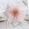 image:imageDtja 4 Crystal Feather Flower Brooch Pin for Women Girls Dainty Bright Satin Rhinestone Floral Brooches Lapel Hair Pins Elegant Wedding Cocktail Prom Party Hat Bag Suit Clothing Dress Accessories Jewelry GiftPink