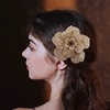 image:imageRhinestone Handmade Camellia Flower Brooch Lapel Pins for Women Her Fashion Crystal Floral Brooches Hair Clip Dress Accessories Jewelry Boutonniere Corsage Wedding Birthday Party Gift 105cm41inBronze
