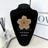 image:imageRhinestone Handmade Camellia Flower Brooch Lapel Pins for Women Her Fashion Crystal Floral Brooches Hair Clip Dress Accessories Jewelry Boutonniere Corsage Wedding Birthday Party Gift 105cm41inBronze