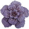 image:imageRhinestone Handmade Camellia Flower Brooch Lapel Pins for Women Her Fashion Crystal Floral Brooches Hair Clip Dress Accessories Jewelry Boutonniere Corsage Wedding Birthday Party Gift 105cm41inPurple