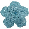 image:imageRhinestone Handmade Camellia Flower Brooch Lapel Pins for Women Her Fashion Crystal Floral Brooches Hair Clip Dress Accessories Jewelry Boutonniere Corsage Wedding Birthday Party Gift 105cm41inTurquoise