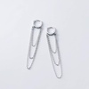 image:imageLong Tassel Chain Drop Dangle Small Hoop Earrings for Women Girls Men 925 Sterling Silver Huggie Helix Cartilage Tragus Daith Piercing Cuff Minimalist Fashion Personalized Punk Boho Jewelry