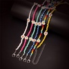 image:imageDtja Boho Bead Flower Necklace for Women Girls Bohemian Colorful Ball Bead Seed Handmade Adjustable Choker Chain Layered Bracelet Anklet Beachy Y2K Necklaces Gift Yellow