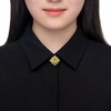 image:imageRhinestone Round Flower Brooch Pin for Women Gold Plated Vintage Crystal Geometry Brooches Lapel Pins Corsage Wedding Birthday Party Dress Accessories JewelryYellow CZ
